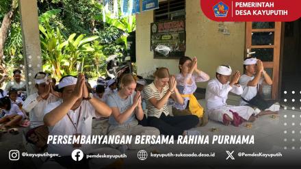 PERSEMBAHYANGAN BERSAMA RAHINA PURNAMA