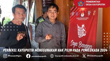 PERBEKEL KAYUPUTIH MENGGUNAKAN HAK PILIH PADA PEMILUKADA 2024