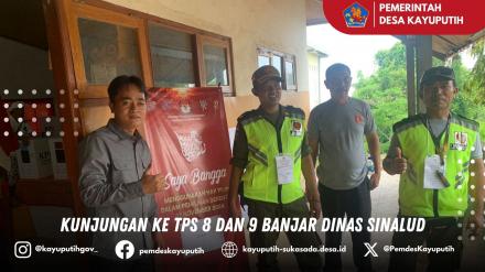KUNJUNGAN KE TPS 8 DAN 9 BANJAR DINAS SINALUD