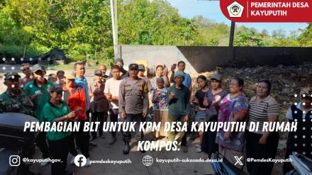 PENYERAHAN BLT DD TAHAP XI DAN GOTONG ROYONG