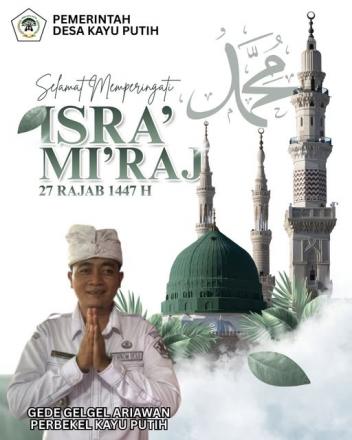 SELAMAT MEMPRINGATI ISRA MI'RAJ 27 RAJAB 1447 H