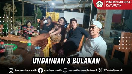 PERBEKEL KAYU PUTIH HADIRI UNDANGAN TIGA BULANAN